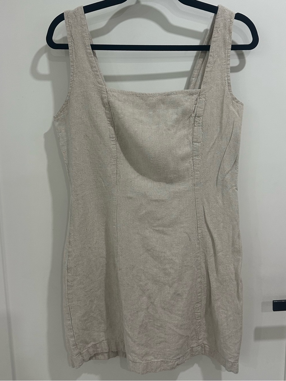 Old Navy Beige Square Neck Mini Dress L